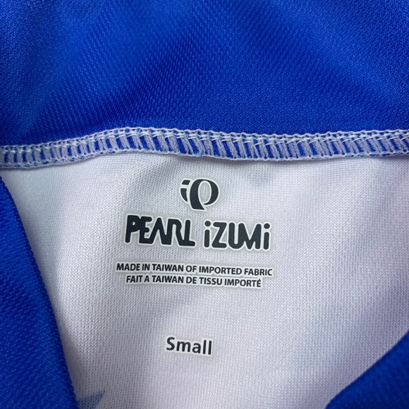 Pearl Izumi Blue White Top S - Picture 5 of 5